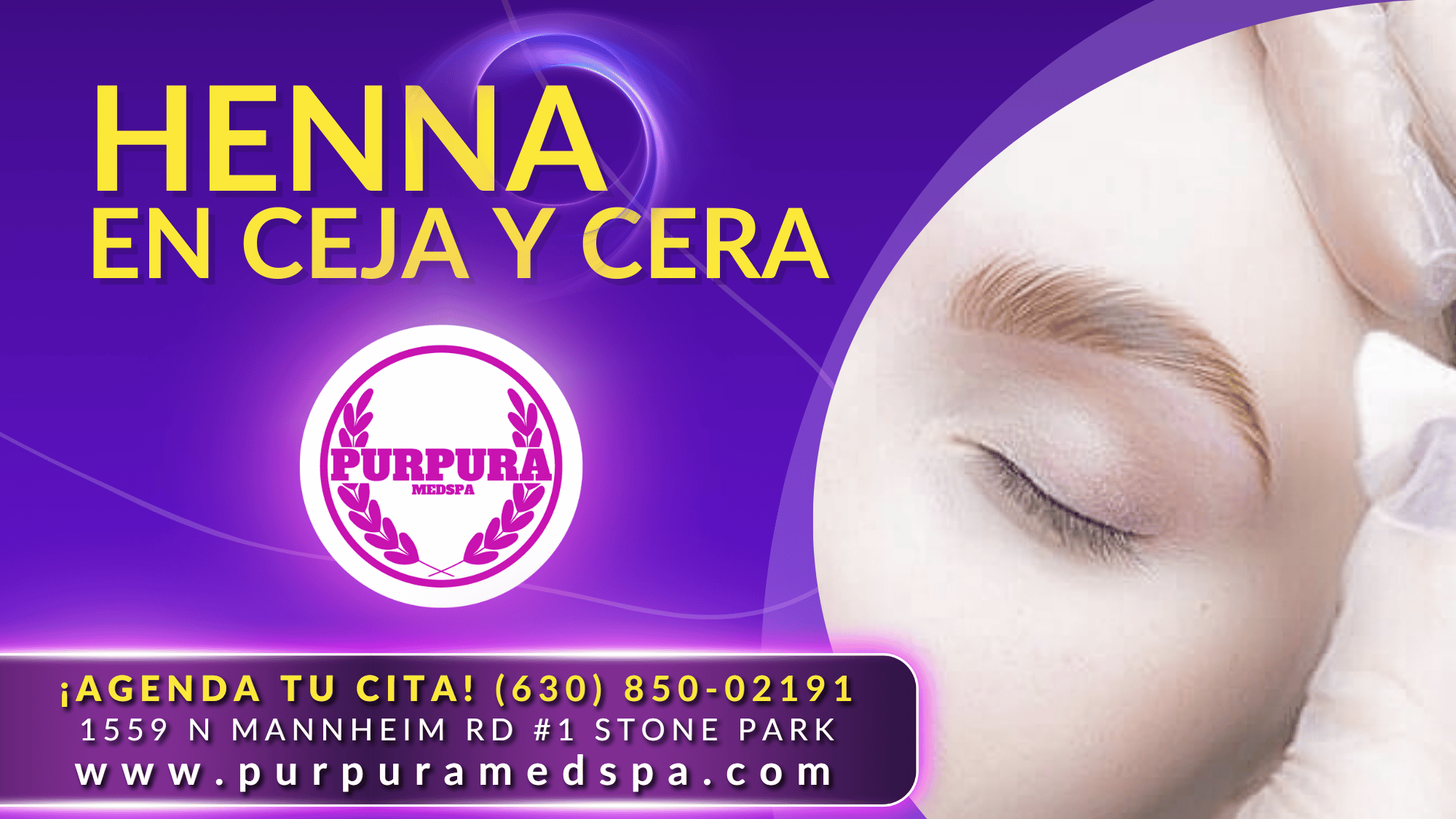 Clean, professional medical spa treatment room with neutral tones at Purpura Medspa in Stone Park